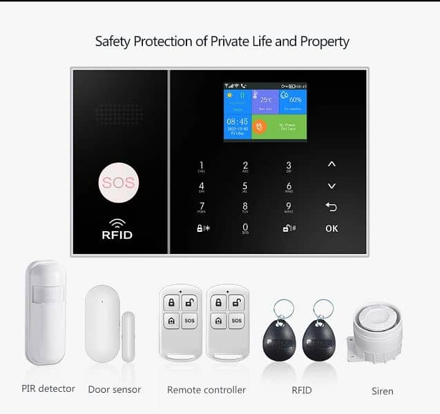 burglar alarm system home/kids security alarm system door sensor 0