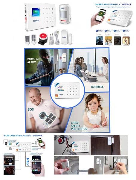 home security/ kids alarm system door sensor/ burglar alarm system 1