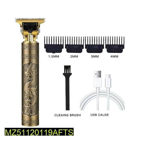 professional T9 trimmer with beard comb for men 2