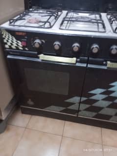 full cooking rang 5 stove 1 oven 1 hot