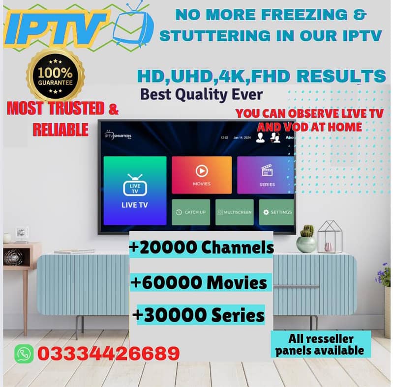 Now you can watch tv on without any cable &dish-03334426689 0