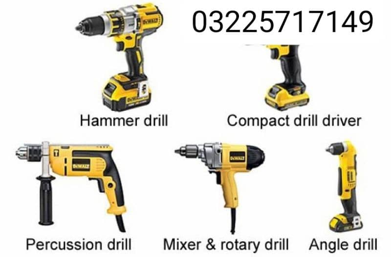 Hammer Drill Machine Percussion Drill Machine Drill Bits Drill Chuck 1