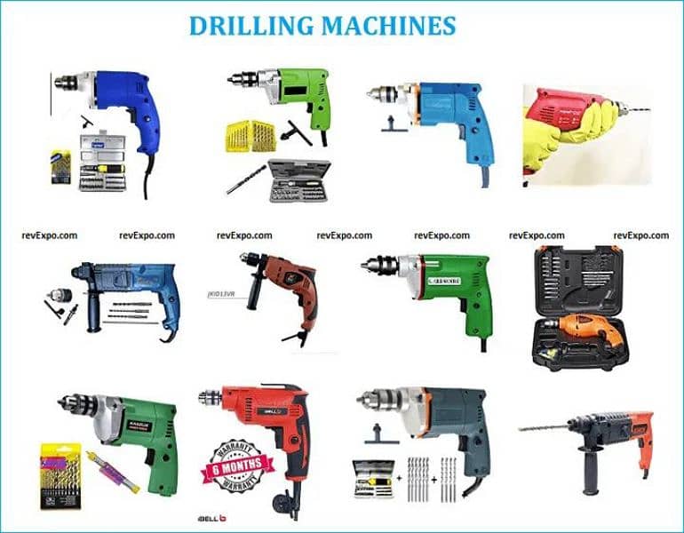 Hammer Drill Machine Percussion Drill Machine Drill Bits Drill Chuck 4