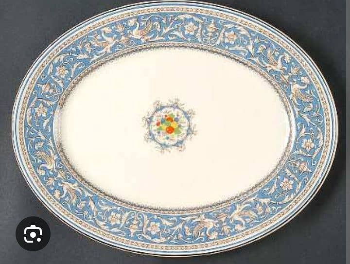 Vintage English ornamental platter 0