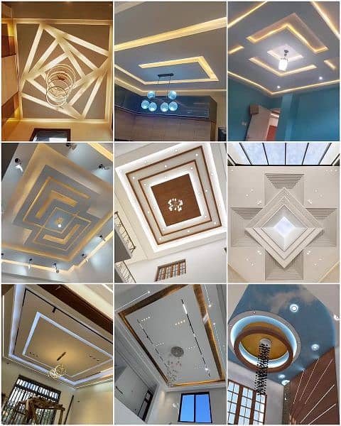 False Ceiling / Plastic Paris Ceiling /pop Ceiling / All Ceiling work 2