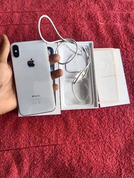 iPhone X 128 GB PTA approval complete box for sale 1