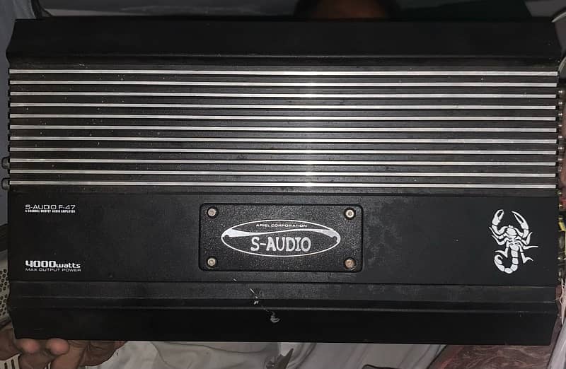 SOLID AUDIO AMP F-47 4000 WATT 0