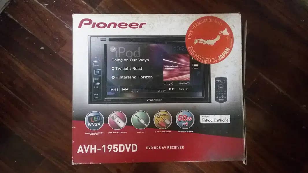 Premium Quality Original brand New zero meter AVH-195 DVD with box 0