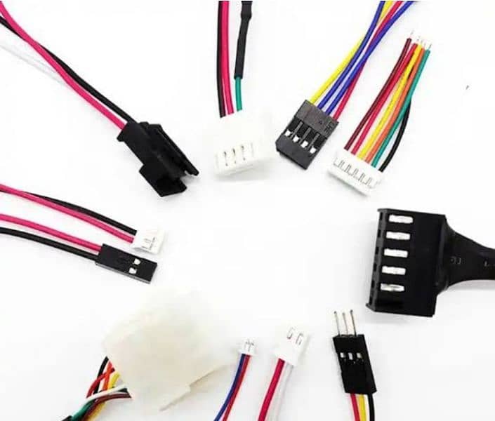 Tv Cables Jumper Wire Male To Female Flexible Flat Ribbon Rainbow Wire 3