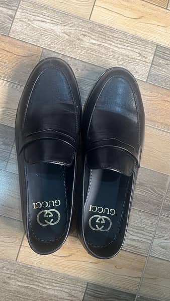 Black Loafer ( 1 time used ) size 42/43 Eur 1