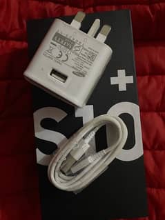 Samsung s10 plus ka 100% original box pulled charger hy