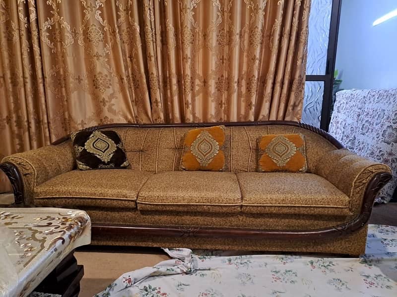 Wooden Sofa Set (10 seater) 1