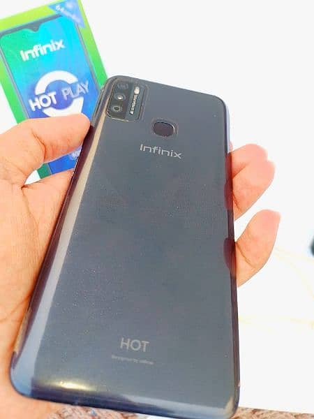 Infinix hot 9 Play 4/64 4g With Box And Charger All Okay 2