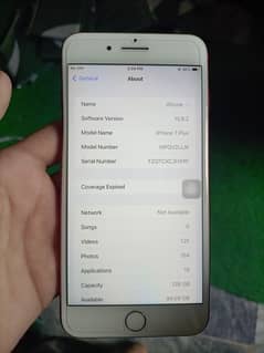 iPhone 7plus pta proved 128 gb with box