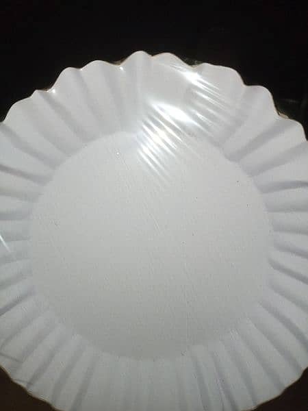 7.5 inch disposable food grade water proof paper plate 1