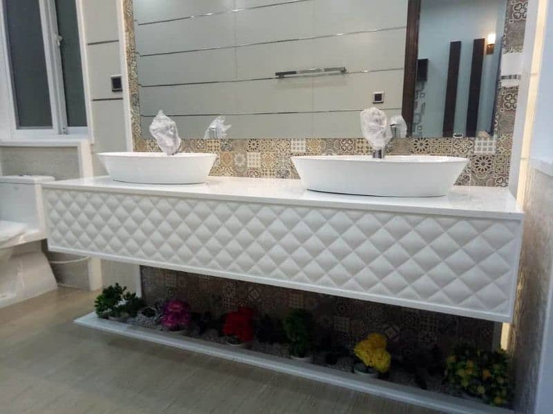 Corian vanities pvc vanities complete house Corian work 3