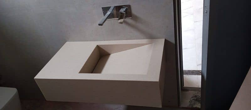 Corian vanities pvc vanities complete house Corian work 4