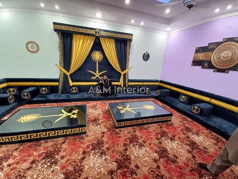 Arabic Sofa | Arabic majlis | Qatar majlis | Afghani bethak | bethak 4