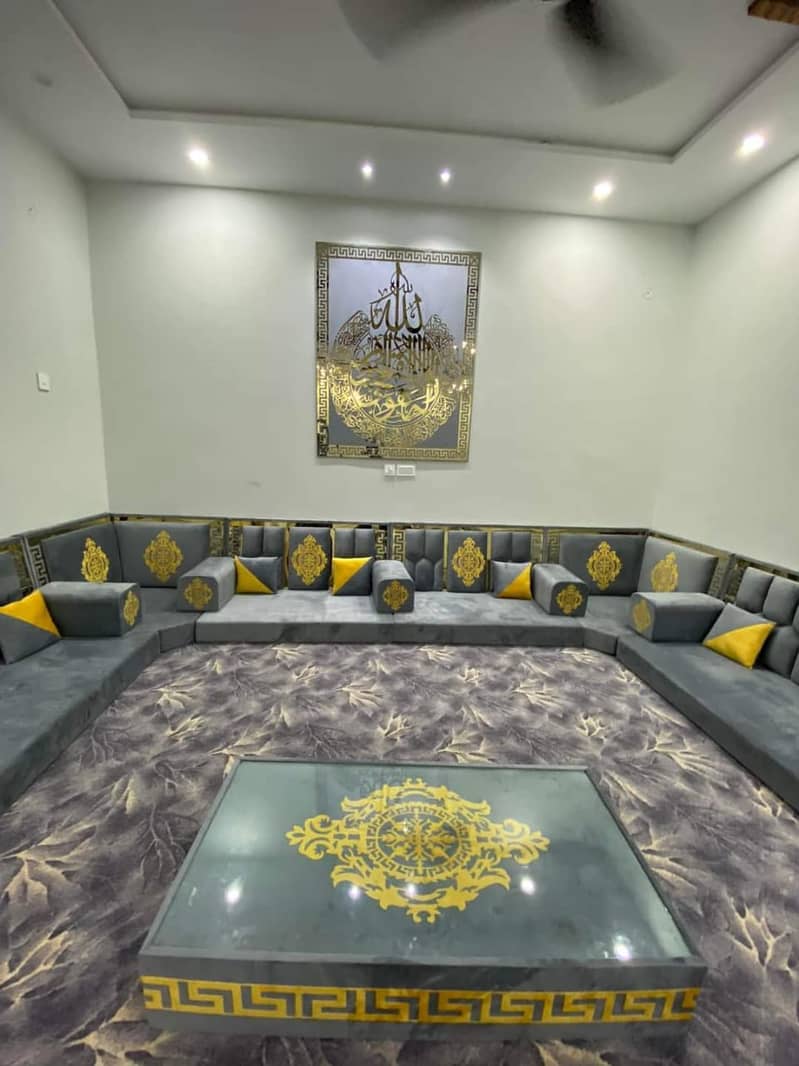 Arabic Sofa | Arabic majlis | Qatar majlis | Afghani bethak | bethak 9