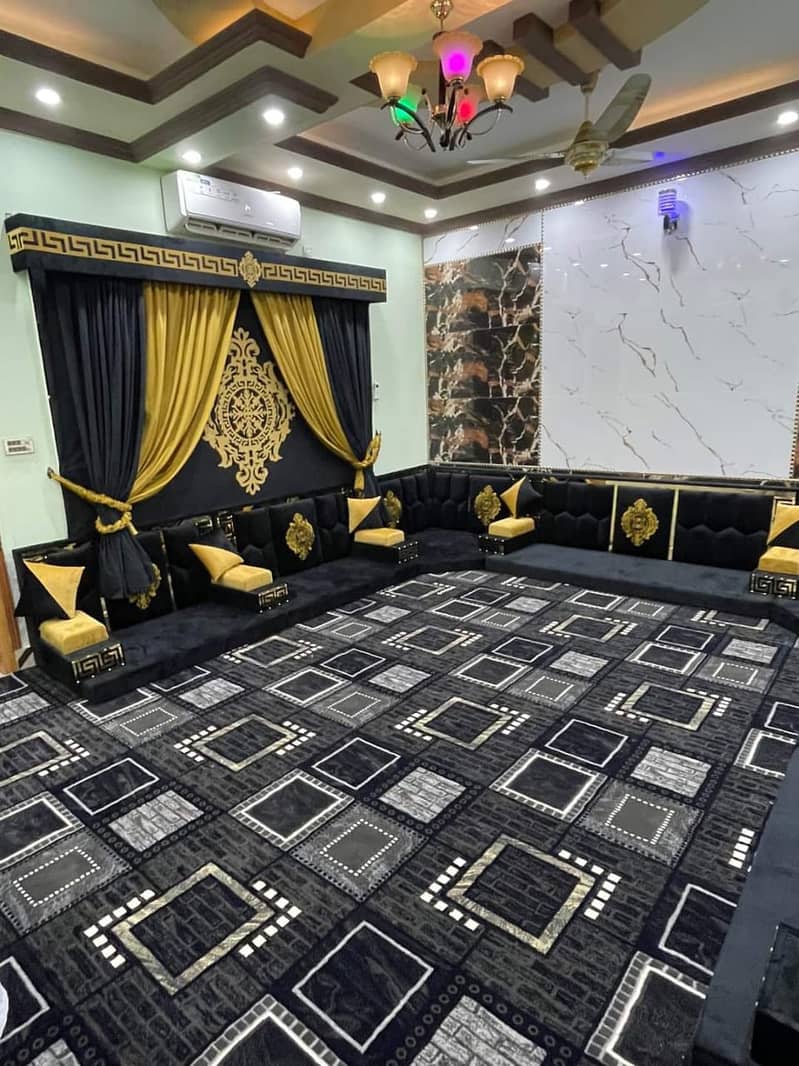 Arabic Sofa | Arabic majlis | Qatar majlis | Afghani bethak | bethak 15