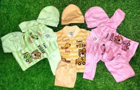 Pack Of 3 Kidz New Born Baby boy and girl summer and winter