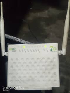 Ptcl Router With Original Adapter