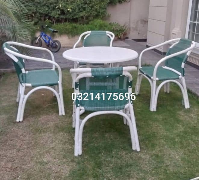 OUTDOOR GARDEN RATTAN UPVC FURNITURE SOFA SET CHAIRS TABLE UMBRELLA 6