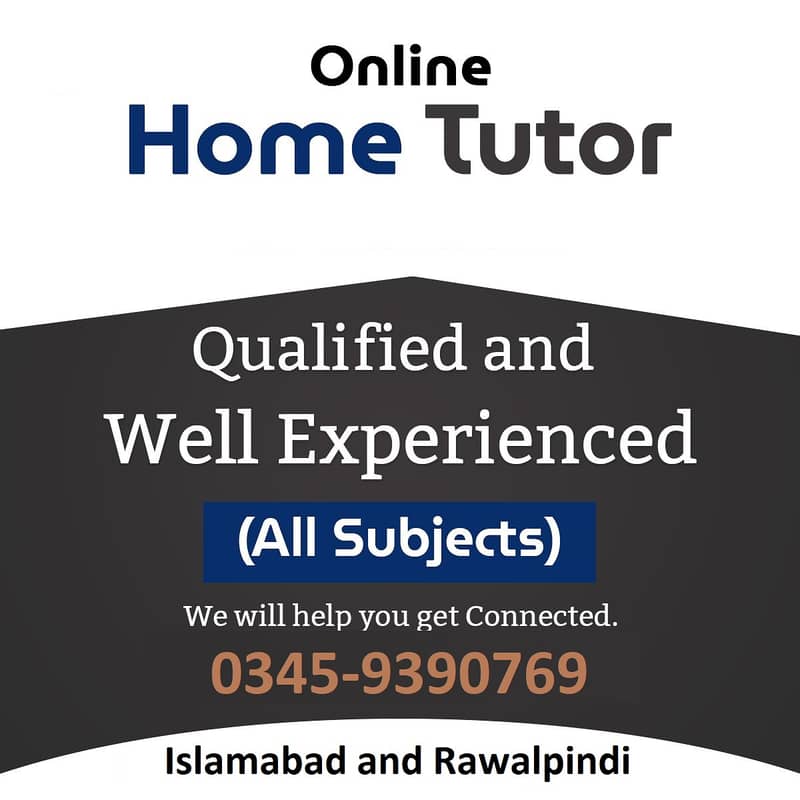 Home and Online Tuition Available for All Classes (0345-9390769) 3