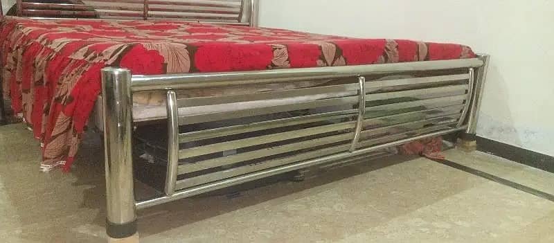 Stainless Steel bed set/bed set/double bed 1