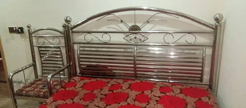 Stainless Steel bed set/bed set/double bed 3