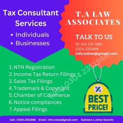 Tax Return filing, Income tax, Fbr, Trademark