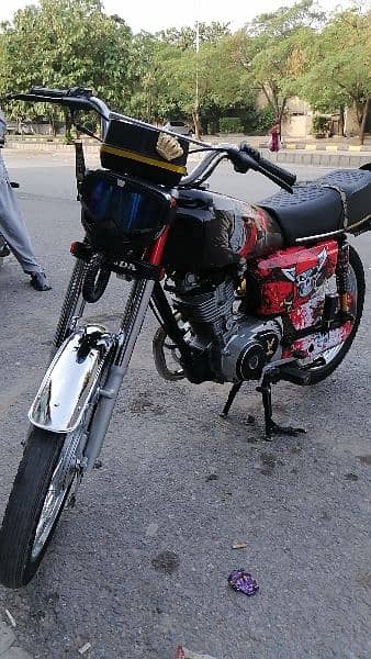 Honda 125 Full modify Dabal saman 6