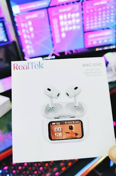 RealTek Smart Display Airpods Pro 3 Original With App control 1