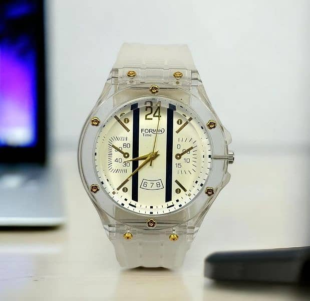 Analogue Transparent Strap Watch 2