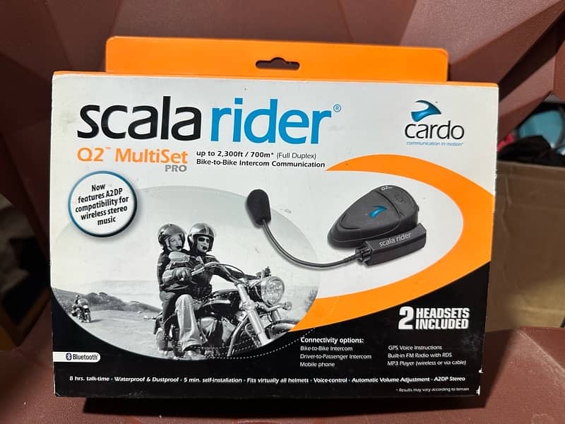 Australia imported scala rider Q2 multiset pro bikers communication 0