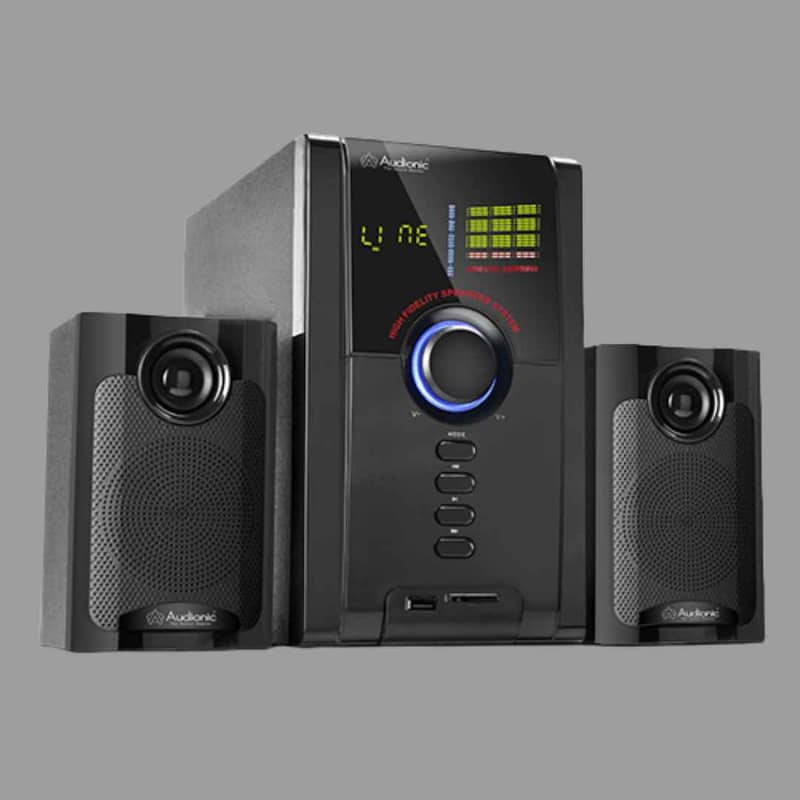 Audionic - MAX 550 Plus - 2.1 Multimedia Woofer Speakers 4