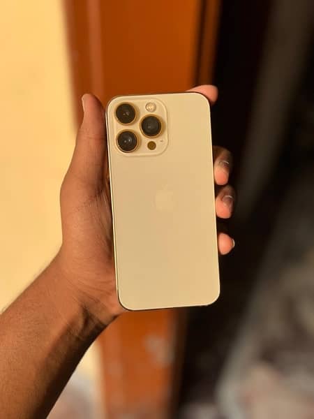 iphone 13 pro golden 256GB just box open 100% health 5