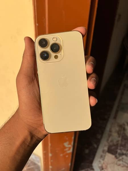 iphone 13 pro golden 256GB just box open 100% health 6