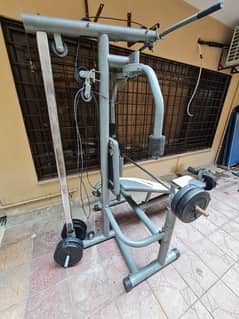 Home gym with free abs Cruncher