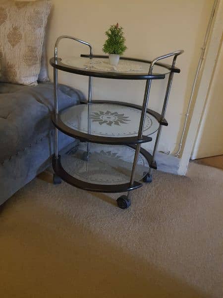 3 tier tea trolley 0