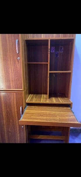wooden cabinet for book clothes etc 2