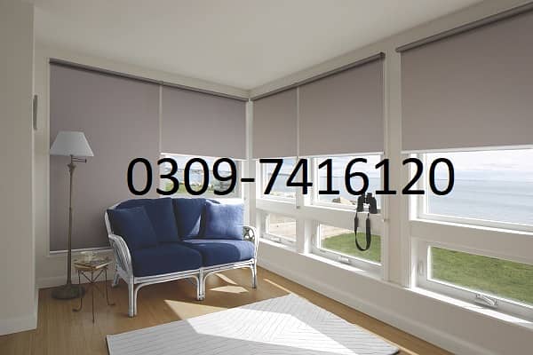 window blinds, Roller Blinds, Zebra Blinds in Lahore (thick fabric) 1