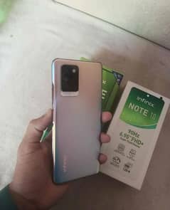 Infinix note 10 pro one hand use