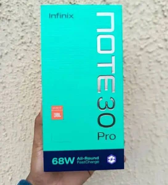 Infinix Note 30pro 8+8 256 Complete Box 2