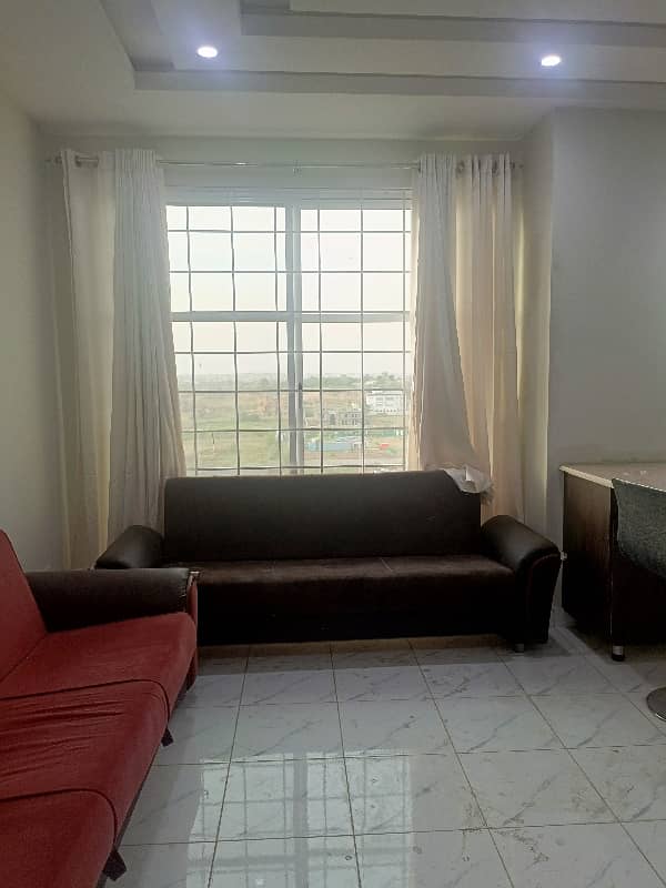 1 bed fully furnished apartment available for rent in gulberg green islamabad 8