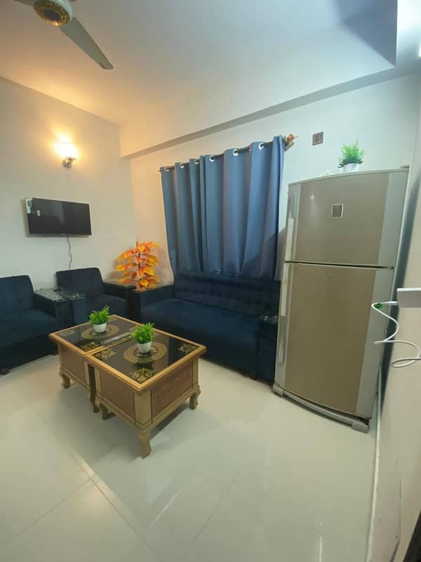 1 bed furnished apartment available for rent in gulberg green islamabad 1