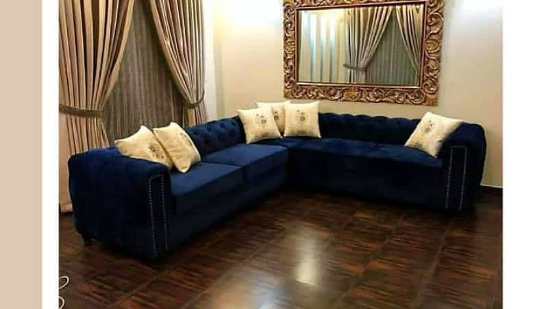 sofa set, chesterfield sofa set ،complete master molty foam, 4