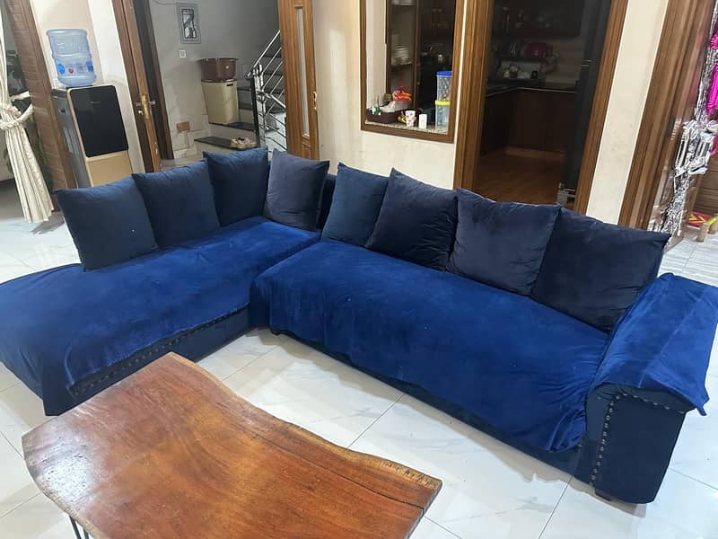L shaped sofa set 0