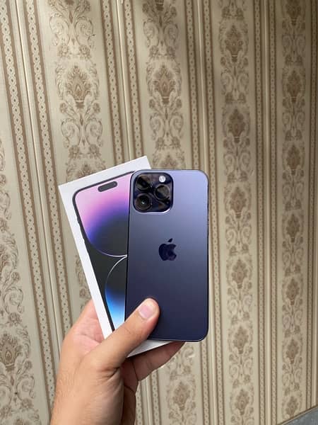 Iphone 14 Pro Max 512GB PTA APPROVED HK dual physical sim with box 0