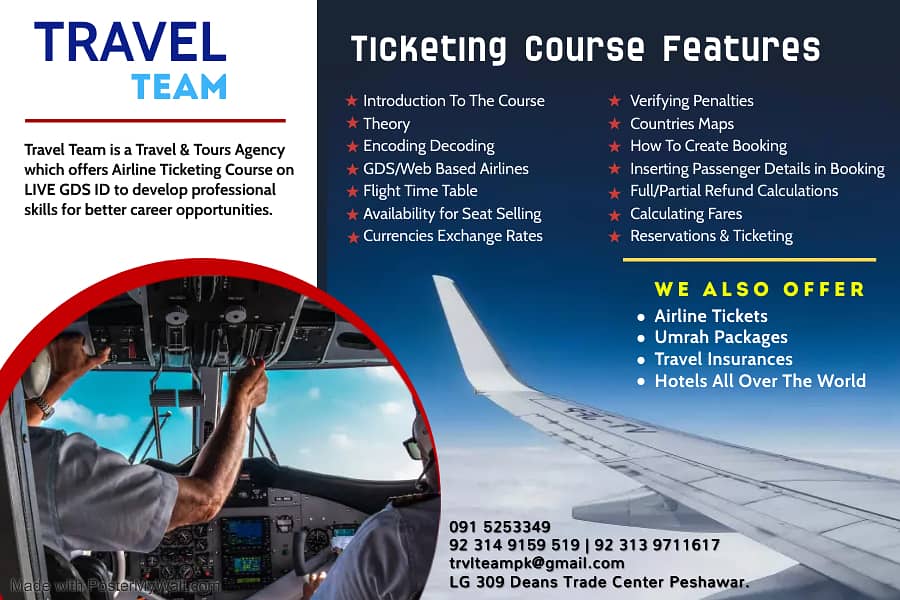 Airline Ticketing Course & Umrah Services 2
